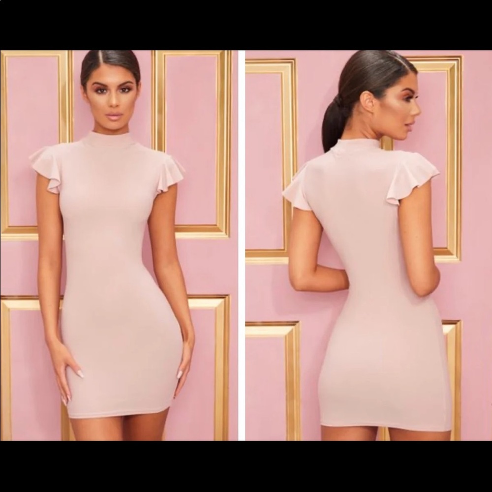 Pretty Little Thing Bodycon Dress - Pink